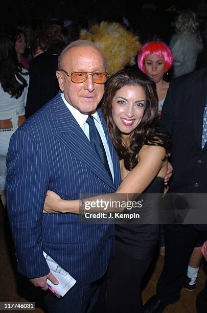 Clive Davis and Rosanna Giacalone, Publisher Life & Style Weekly in Angelina Jolie Costume