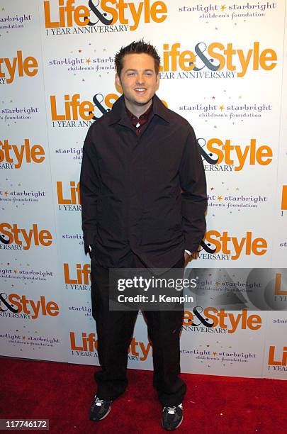 Damien Fahey during Celebrity Masquerade Life & Style Party One Year Anniversary Party - Arrivals at Marquee in New York City, New York, United...