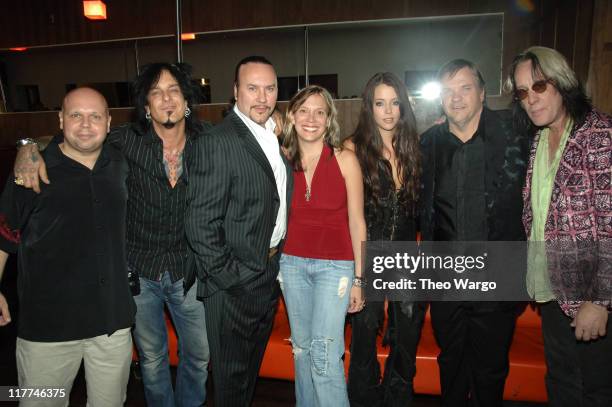 Matt Pinfield, Nikki Sixx, Desmond Child, Tamara Conniff, Marion Raven, Meat Loaf and Todd Rundgren