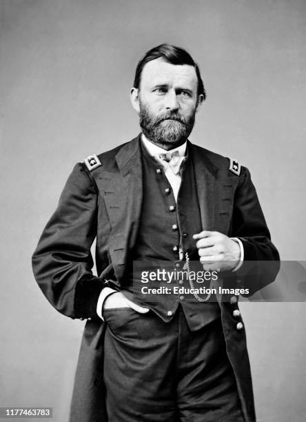 Ulysses S. Grant, 1822-85, 18th President of the United States 1869-77, General of Union Army during American Civil War, Three-quarter Length...