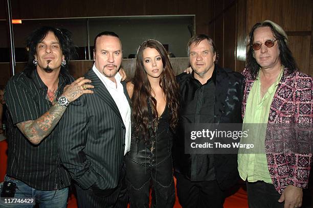 Nikki Sixx, Desmond Child, Marion Raven, Meat Loaf and Todd Rundgren