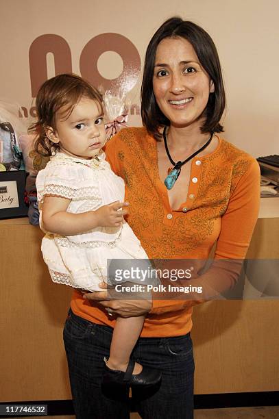 Anna Getty and Daughter during SoulMate Diamonds & Jennie Garth Host A Mother's Day Benefit For The Children's Defense Fund at NOM - May 11, 2006 at...