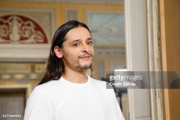 Designer Olivier Theyskens during the Olivier Theyskens Womenswear Spring/Summer 2020 show as part of Paris Fashion Week on September 27, 2019 in...
