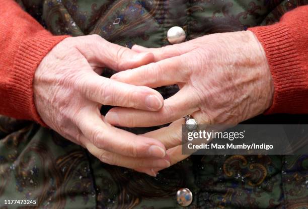 Queen Elizabeth II attends the Royal Windsor Horse Show in Home Park on May 13, 2006 in Windsor, England.