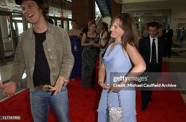 Gavin DeGraw and Marlee Matlin during "So The World May Hear" Awards Gala - All Access at Rivercentre in St. Paul, Minnesota, United States.
