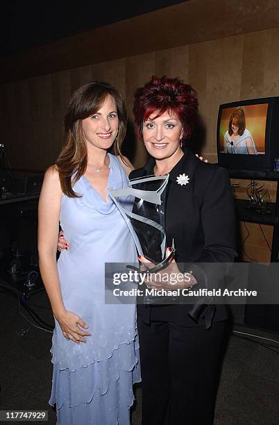 Marlee Matlin and Sharon Osbourne during "So The World May Hear" Awards Gala - All Access at Rivercentre in St. Paul, Minnesota, United States.