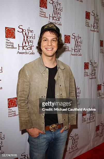 Gavin DeGraw during "So The World May Hear" Awards Gala - All Access at Rivercentre in St. Paul, Minnesota, United States.