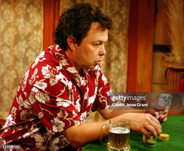 Curtis Armstrong during On the Set of "Inn Trouble" - June 12, 2004 at Zaca Lake Retreat in Buellton, California, United States.