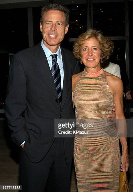 Jeff Bewkes and Peggy Bewkes during Central Park Conservancy hosts 150th Anniversary of the Park at Mandarin Oriental Hotel in New York City, New...