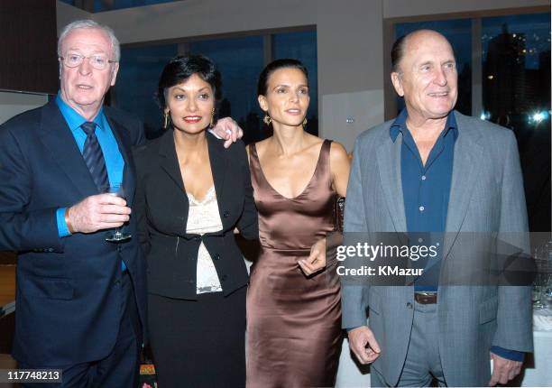 Sir Michael Caine, Shakira Caine, Luciana Pedraza and Robert Duvall