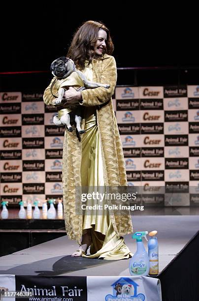 Mitzi Kapture-Donahue during Febreze Presents Animal Fair Magazine's 7th Annual "Paws For Style" Celebrity Pet Fashion Show Benefiting Animal Medical...