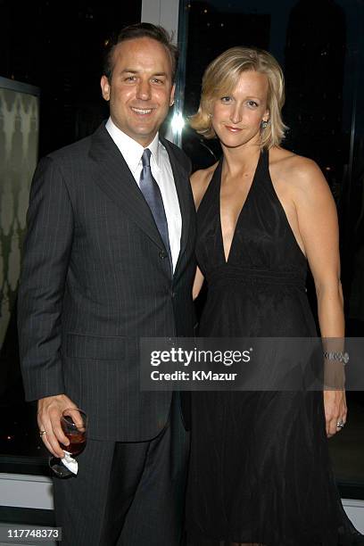 David Haffenreffer and Lara Spencer during Central Park Conservancy hosts 150th Anniversary of the Park at Mandarin Oriental Hotel in New York City,...