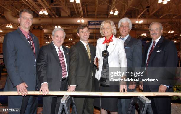 Tom Critelli, Michael Karmatz, Barry Solondz, 2007/2008 NJBA President, Mary Anderson, President, NJBA, Lou Gargano and Anthony Bevilacqua