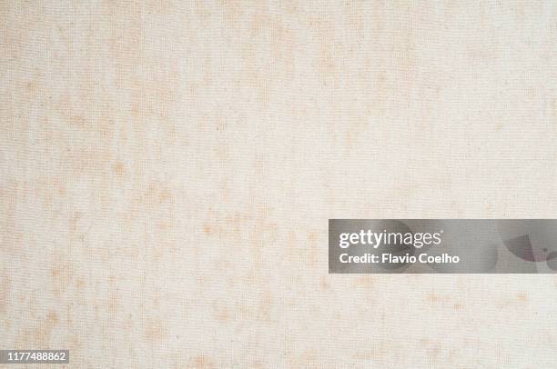 old stained blank canvas background - fondo beige fotografías e imágenes de stock