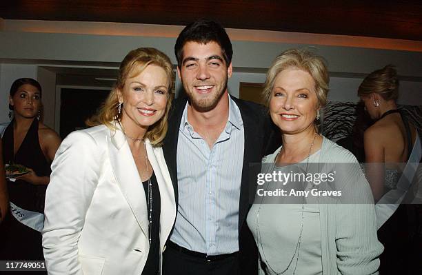 Phyllis George Chris and Marianne Rogers during Miss America 2007 Contestants Dinner Hosted by Hollywood Honorary Mayor Johnny Grant at Roosevelt...