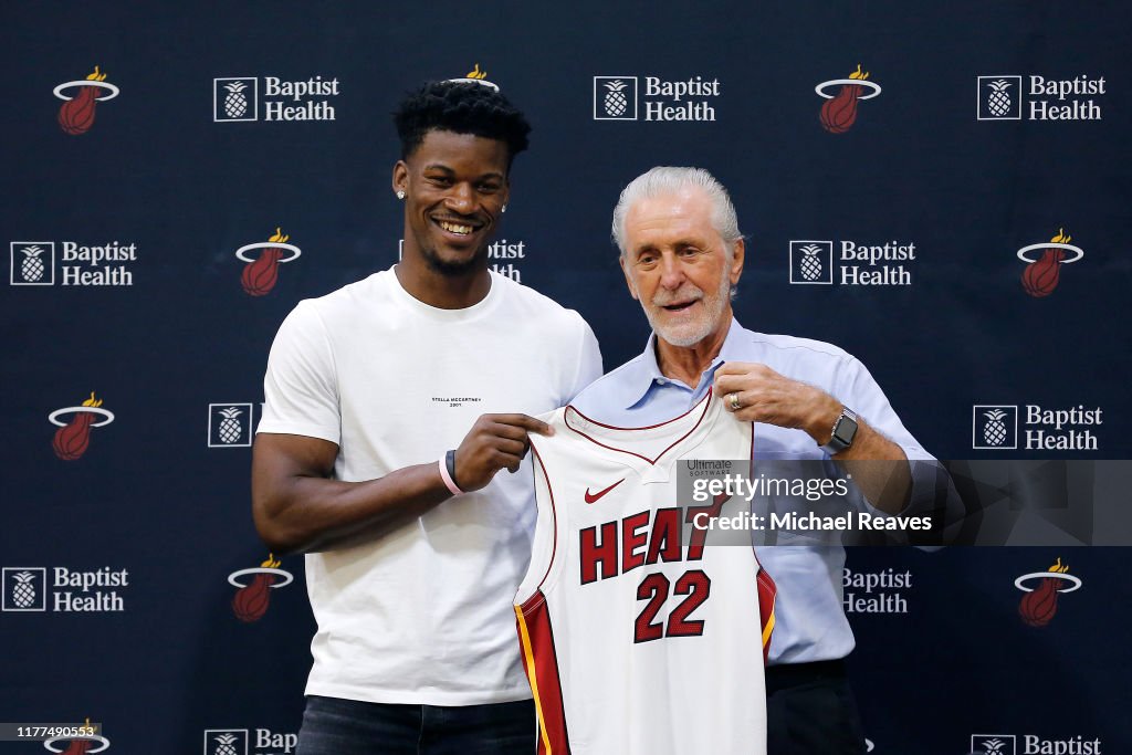 Miami Heat Introduce Jimmy Butler