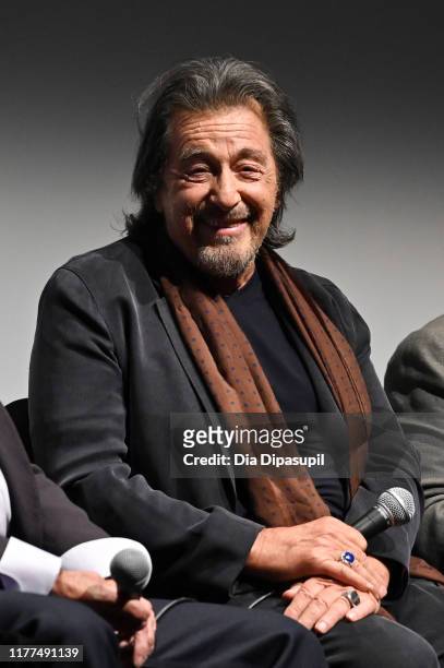 Al Pacino at "The Irishman" press conference during the 57th New York Film Festival at Alice Tully Hall, Lincoln Center on September 27, 2019 in New...