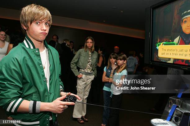 Jesse McCartney during Playstation 2's "Kingdom Hearts II" Launch Party - Red Carpet and Inside at Astra Restaurant in West Hollywood, California,...
