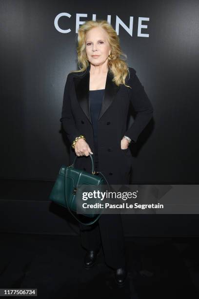 Sylvie Vartan attends the Celine Womenswear Spring/Summer 2020 show as part of Paris Fashion Week on September 27, 2019 in Paris, France.