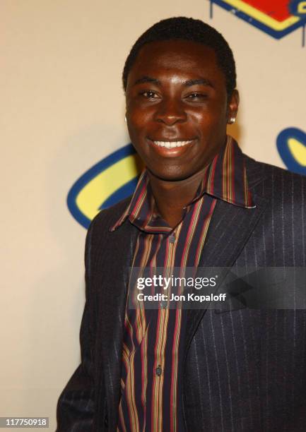 Freddy Adu during Spike TV's 2nd Annual "Video Game Awards 2004" - Arrivals at Barker Hangar in Santa Monica, California, United States.