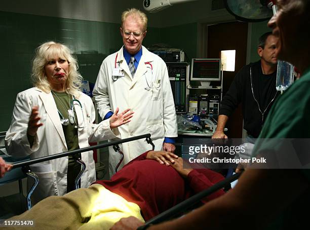 Loretta Swit, Ed Begley Jr. And Jimmie Walker during 2006 TV Land Awards Spoof of "Grey's Anatomy" at Robert Kennedy Medical Center in Los Angeles,...