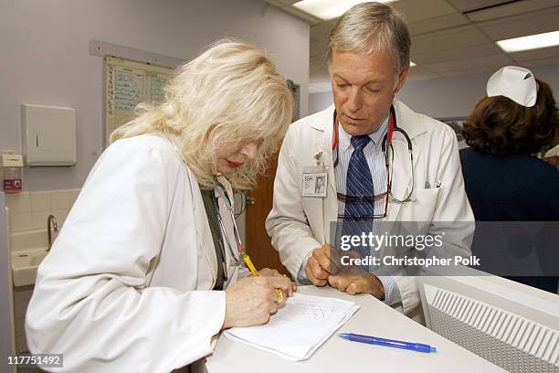 Loretta Swit and Richard Chamberlain during 2006 TV Land Awards Spoof of "Grey's Anatomy" at Robert Kennedy Medical Center in Los Angeles,...