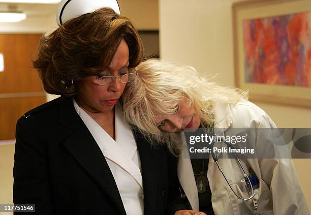 Diahann Carroll and Loretta Swit during 2006 TV Land Awards Spoof of "Grey's Anatomy" at Robert Kennedy Medical Center in Los Angeles, California,...