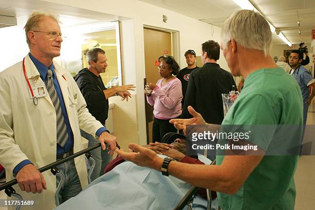 Ed Begley Jr., Jimmie Walker and Chad Everett during 2006 TV Land Awards Spoof of "Grey's Anatomy" at Robert Kennedy Medical Center in Los Angeles,...