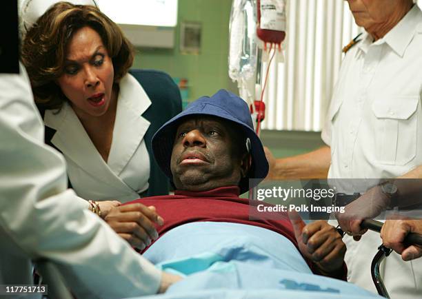 Diahann Carroll and Jimmie Walker during 2006 TV Land Awards Spoof of "Grey's Anatomy" at Robert Kennedy Medical Center in Los Angeles, California,...