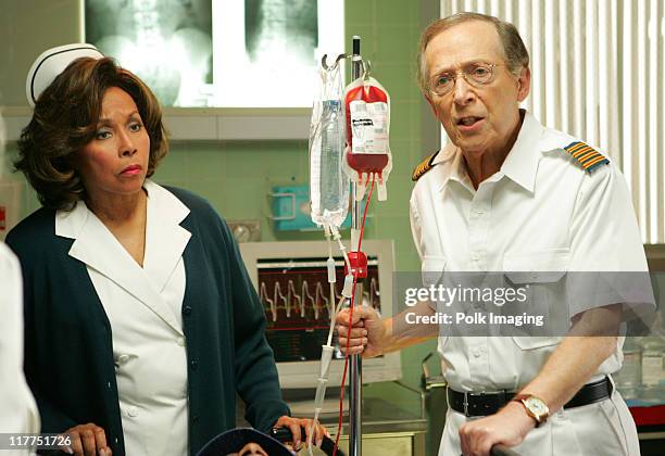 Diahann Carroll and Bernie Kopell during 2006 TV Land Awards Spoof of "Grey's Anatomy" at Robert Kennedy Medical Center in Los Angeles, California,...