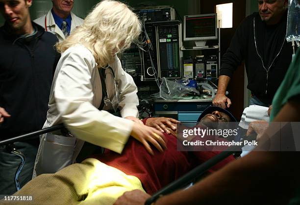 Loretta Swit and Jimmie Walker during 2006 TV Land Awards Spoof of "Grey's Anatomy" at Robert Kennedy Medical Center in Los Angeles, California,...