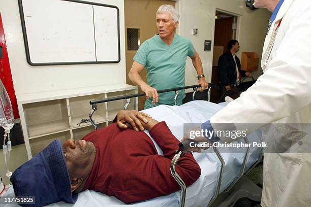 Chad Everett and Jimmie Walker during 2006 TV Land Awards Spoof of "Grey's Anatomy" at Robert Kennedy Medical Center in Los Angeles, California,...