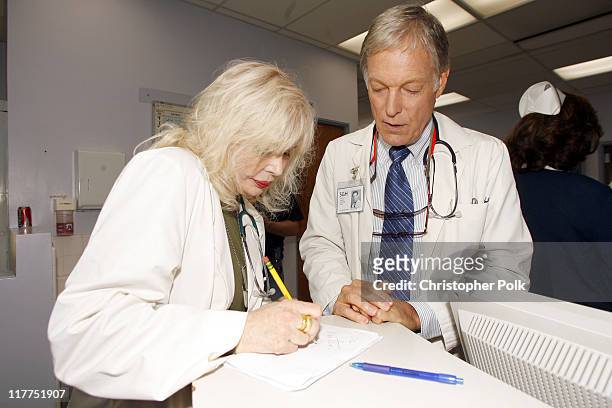 Loretta Swit and Richard Chamberlain during 2006 TV Land Awards Spoof of "Grey's Anatomy" at Robert Kennedy Medical Center in Los Angeles,...