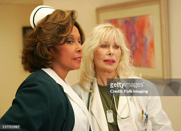 Diahann Carroll and Loretta Swit during 2006 TV Land Awards Spoof of "Grey's Anatomy" at Robert Kennedy Medical Center in Los Angeles, California,...