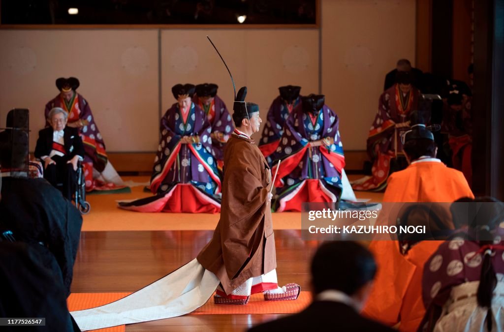 JAPAN-ROYALS-EMPEROR-CEREMONY