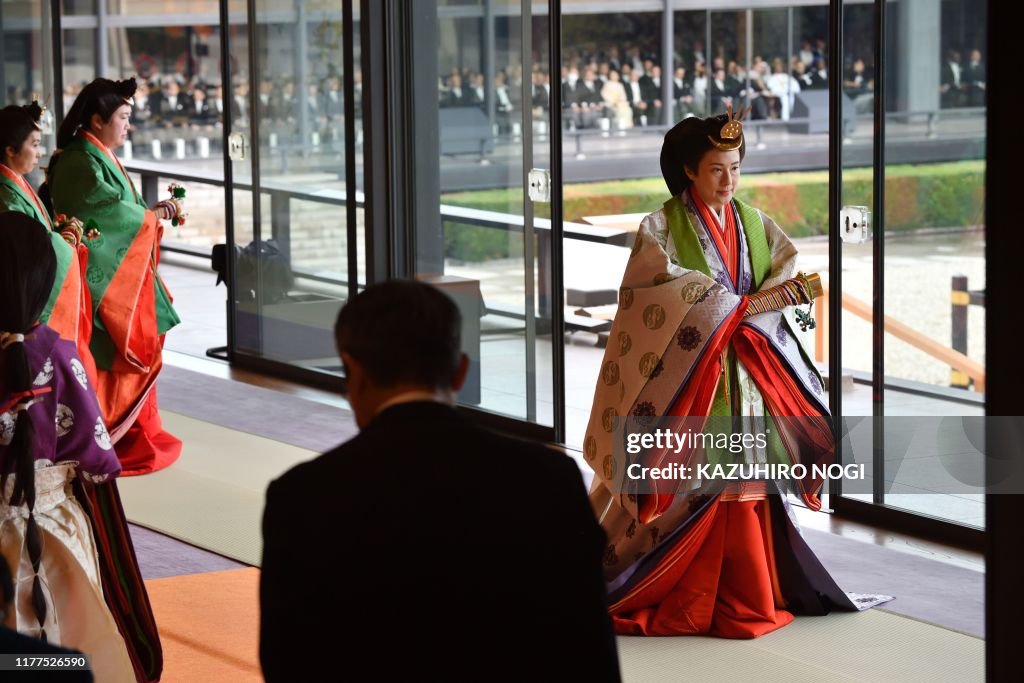 JAPAN-ROYALS-EMPEROR-CEREMONY