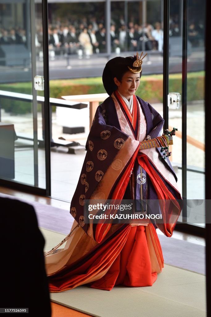 JAPAN-ROYALS-EMPEROR-CEREMONY