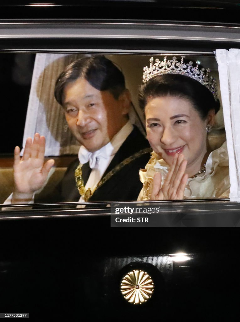JAPAN-ROYALS-EMPEROR-CEREMONY