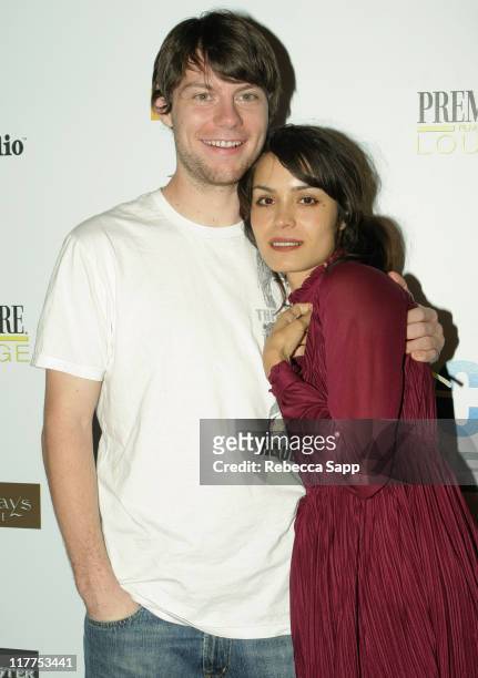 Patrick Fugit and Shannyn Sossamon during Premiere Party for "Wristcutters: A Love Story" at LIVEstyle Entertainment's Premiere Lounge During AFI...
