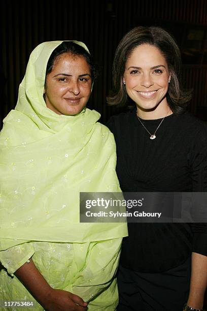 Mukhtar Mai and Soledad O'Brien during The Virtue Foundation hosted a Mukhtar Mai interview by CNN's Soledad O'Brien. At United Nations in New York,...