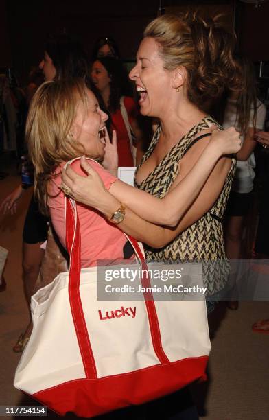 Kristin Chenoweth and Joely Fisher during The 4th Annual Lucky Club - Day 3 at The Ritz-Carlton Central Park South in New York City, New York, United...