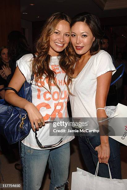 Moon Bloodgood and Lindsay Price during The 4th Annual Lucky Club - Day 1 at The Ritz-Carlton Central Park South in New York City, New York, United...