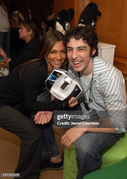 Vanessa Marcil at the iRiver gift station during Lucky/Cargo Club - Day 1 at Ritz Carlton in New York City, New York, United States.