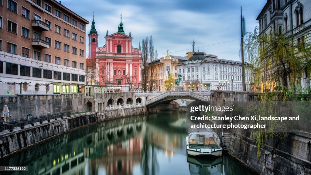 The skyline of Ljubljana