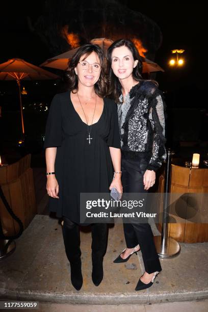 Nathalie Blanc and Caroline Barclay attend the "Maison Nathalie Blanc" Partyon September 27, 2019 in Paris, France.