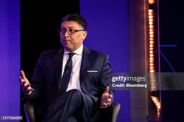 Makan Delrahim, U.S. Assistant attorney general for the antitrust division, speaks during the Wall Street Journal Tech Live global technology...