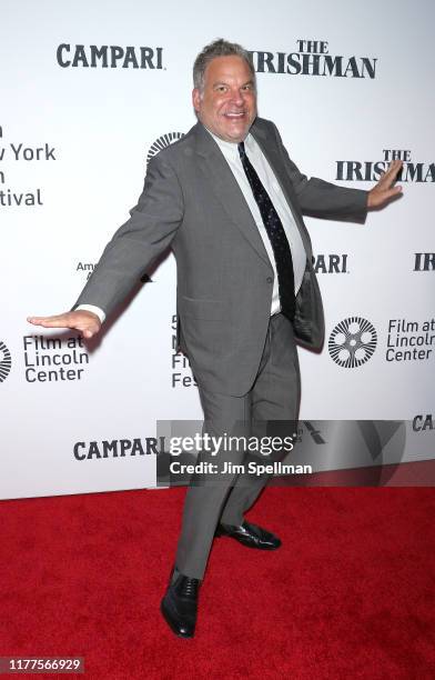 Comedian Jeff Garlin attends the "The Irishman" premiere during the 57th New York Film Festival at Alice Tully Hall, Lincoln Center on September 27,...