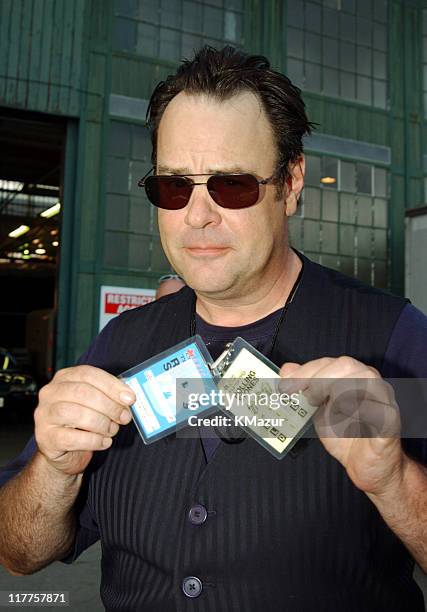 Host Dan Aykroyd during Molson Canadian Rocks for Toronto - Host Dan Aykroyd Backstage During Rehearsals at Downsview Park in Toronto, Ontario,...