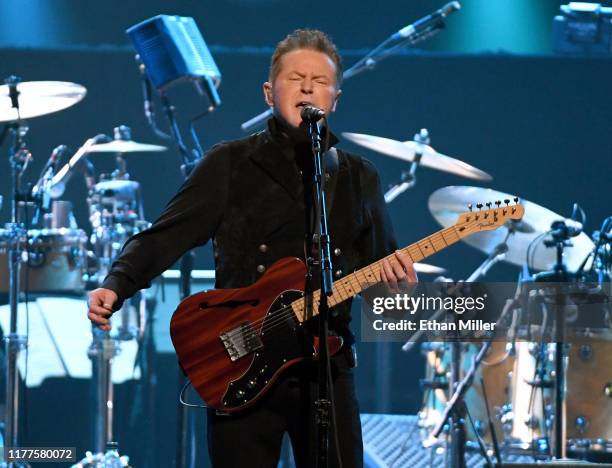 Don Henley of the Eagles performs at MGM Grand Garden Arena on September 27, 2019 in Las Vegas, Nevada.