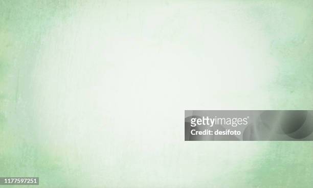 horizontal vector illustration of an empty light green pale colored grungy textured stock background - bad condition stock illustrations